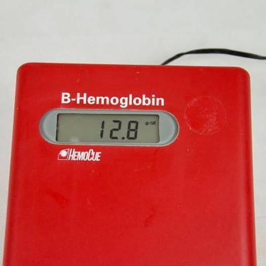 Used HEMOCUE B-HEMOGLOBIN PORTABLE BLOOD ANALYZER