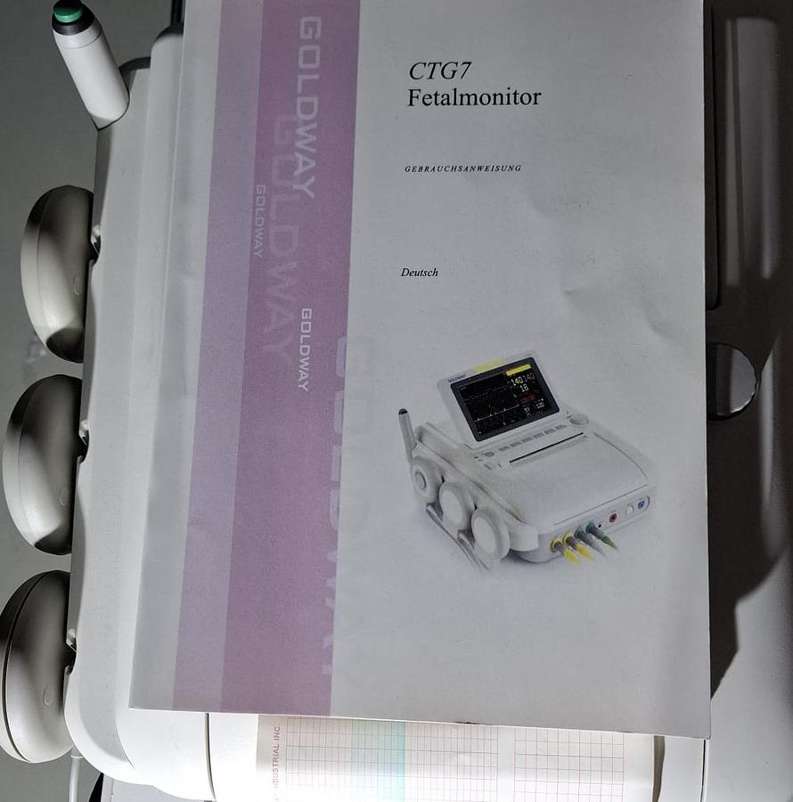 Rénové TOCOCARDIOGRAPHE CTG  PHILIPS GOLDWAY (gemellaire) FHR FETAL MONITOR TWINS