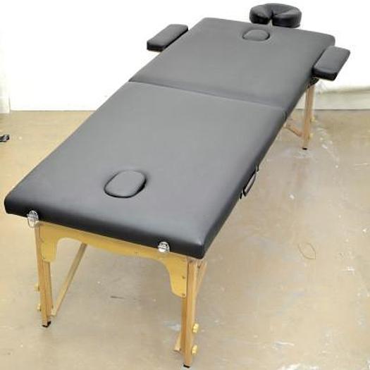FOLDING WOODEN MASSAGE TABLE FOR HOME CARE 182 x 60 CM