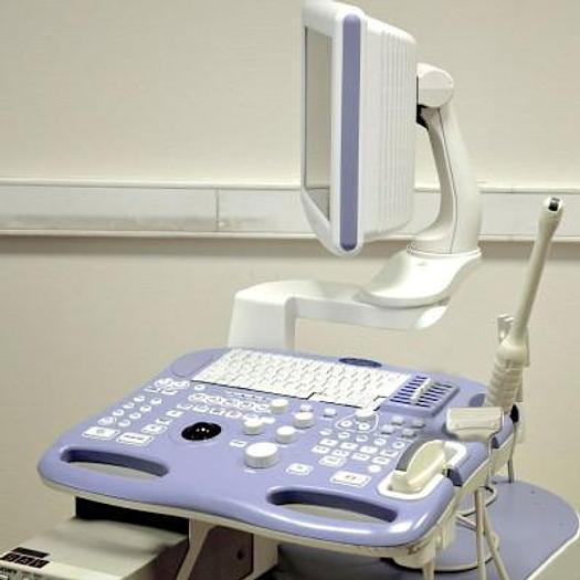 Used ALOKA/HITACHI PROSOUND 3500SX COLOR ULTRASOUND SCANNER
