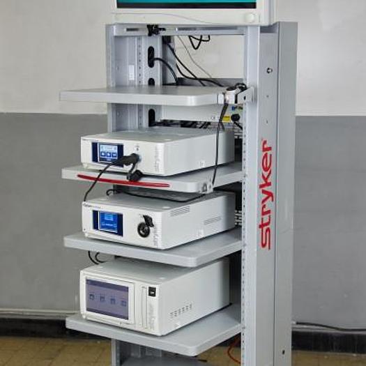 Used STRYKER ENDOSCOPY COLUMN WITH 26'' FLAT SCREEN