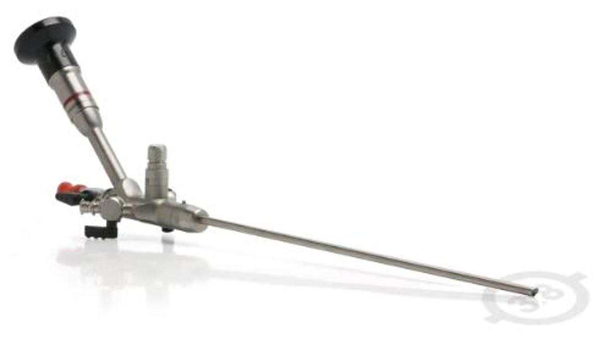 D'occasion HYSTEROSCOPE COMPACT RICHARD WOLF 8986.401   30°  L30cm AVEC CANAL OPERATEUR ET PINCE A BIOPSIE