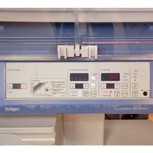 Used BABY INCUBATOR DRAEGER 8000NC