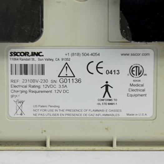 Used SSCOR PORTABLE VACUUM CLEANER FOR AMBULANCES AND PRACTICES