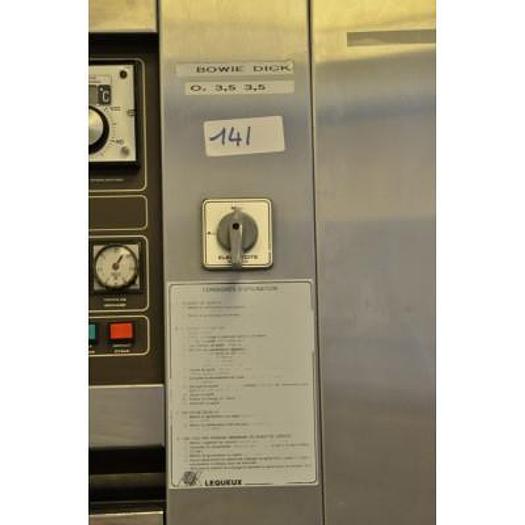 Used LEQUEUX ONE-DOOR AUTOCLAVE KMC 51/100, 330 LITERS, S/N 860243