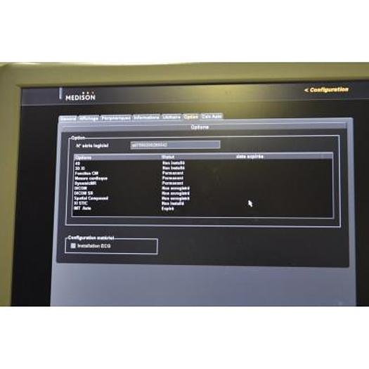 Used ECHO-DOPPLER SAMSUNG MEDISON SONOACE X8