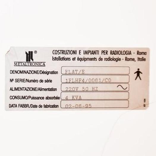 Used MAMMOGRAPH METALTRONICA FLAT/E WITH PEDAL SET