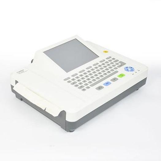 COMEN CM1200A FLAT PANEL ELECTROCARDIOGRAPH WITH MANUAL AND ACCESSORIES