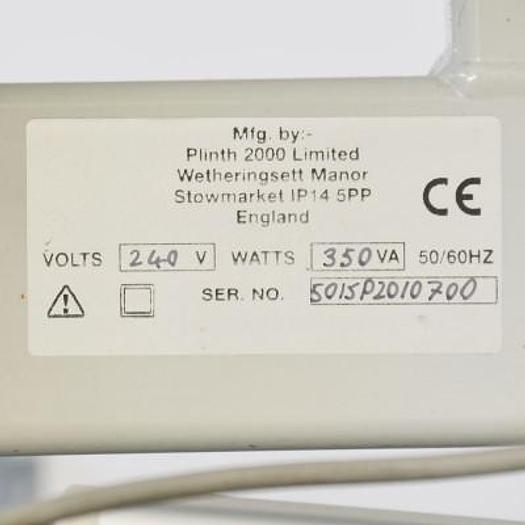 Used PLINTH 2000 ELECTRIC STANDING TABLE (CARDIOLOGY)