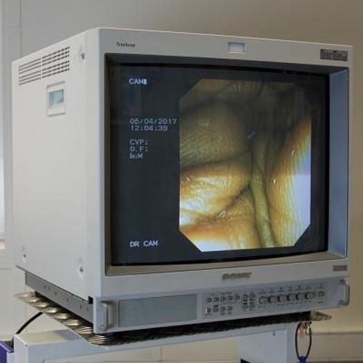 Used OLYMPUS DIGESTIVE ENDOSCOPY COLUMN WITH VIDEOCOLONOSCOPE AND VIDEOGASTROSCOPE