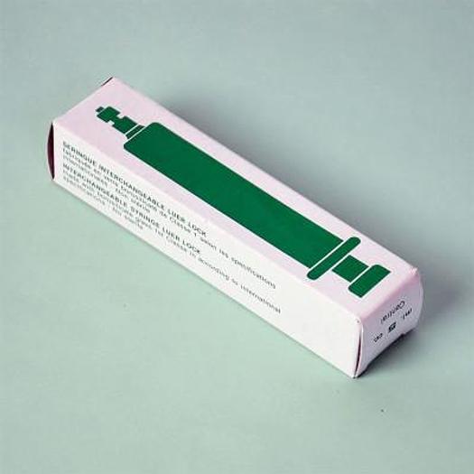 Used GLASS SYRINGE METAL TIP IPAS 5 ML