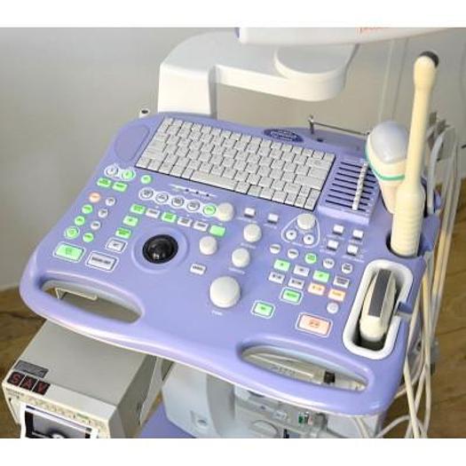 Used ALOKA/HITACHI PROSOUND 3500SX COLOR 3D/4D DOPPLER ULTRASOUND SCANNER