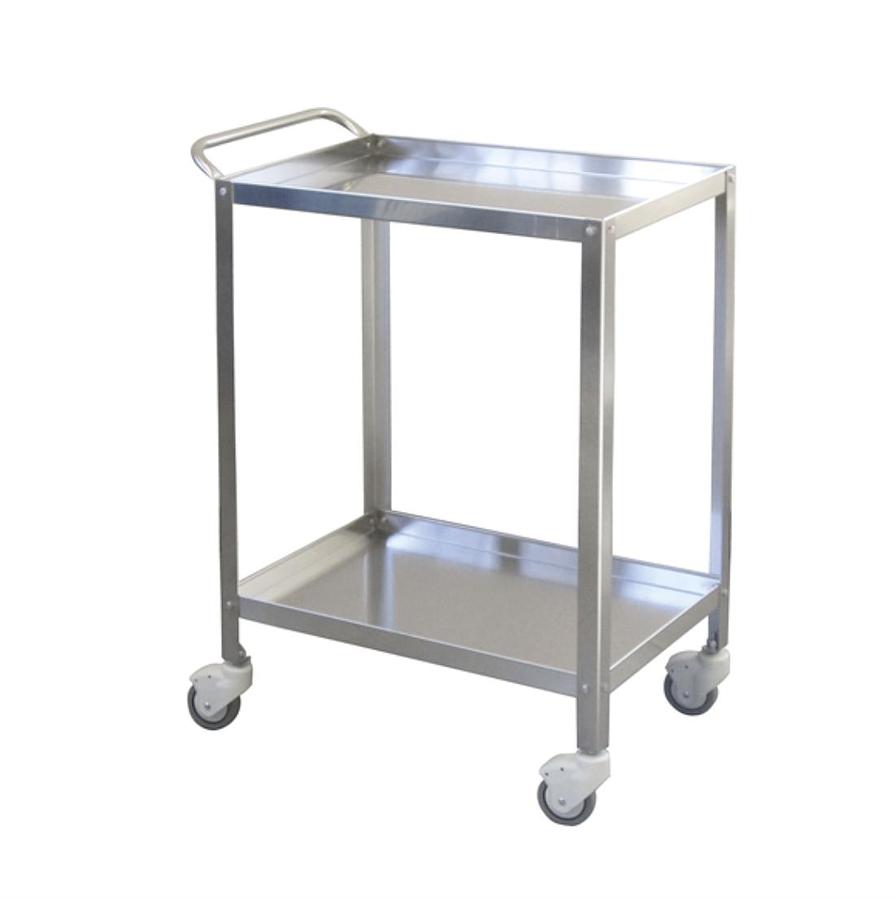 CHARIOT INOX AVEC POIGNEE