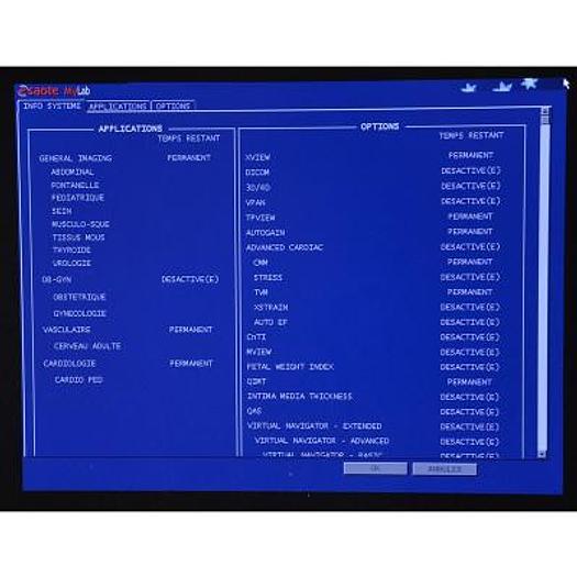 Used ESAOTE MYLAB 60 COLOR DOPPLER ECHOCARDIOGRAPH WITH 1 PROBE