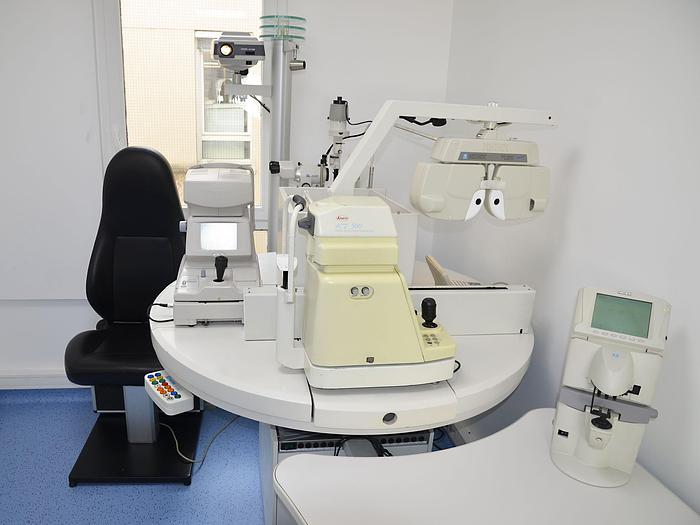 Used NIDEK OPHTHALMOLOGICAL CONSULTATION TABLE