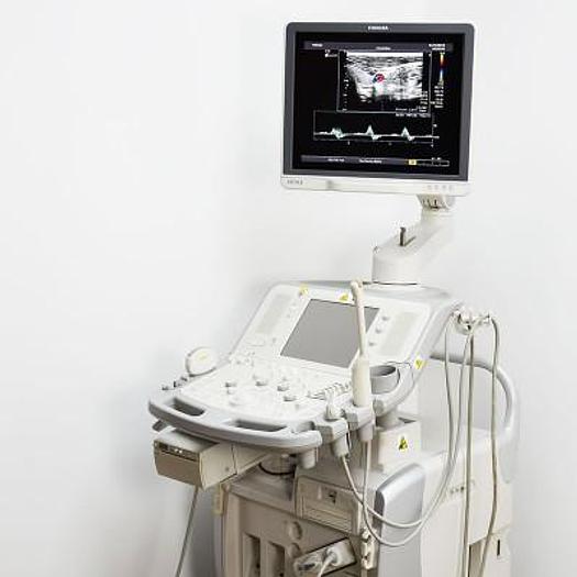Used TOSHIBA APLIO MX ULTRASOUND SCANNER