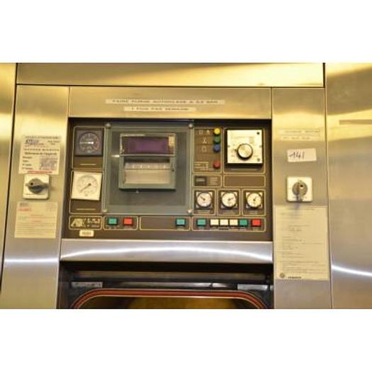 Used LEQUEUX ONE-DOOR AUTOCLAVE KMC 51/100, 330 LITERS, S/N 860243