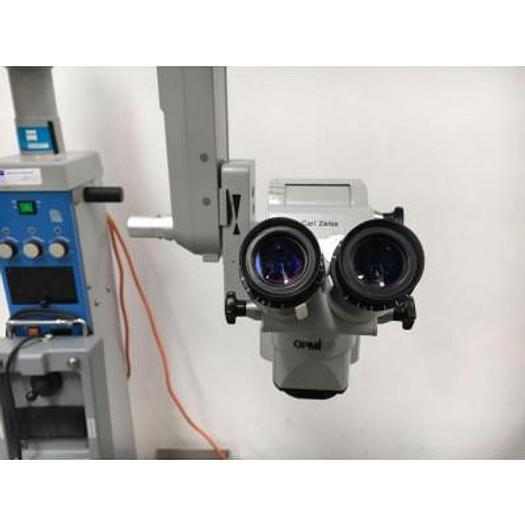 Used ZEISS OMPI CS OPHTHALMIC OPERATING MICROSCOPE WITH FOCUS ZOOM AND XY PEDAL CONTROLS