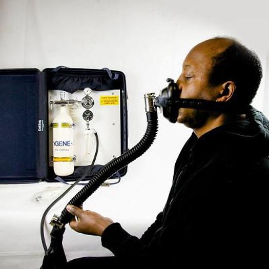 Used FIRST-AID CASE WITH OXYGEN BOTTLE