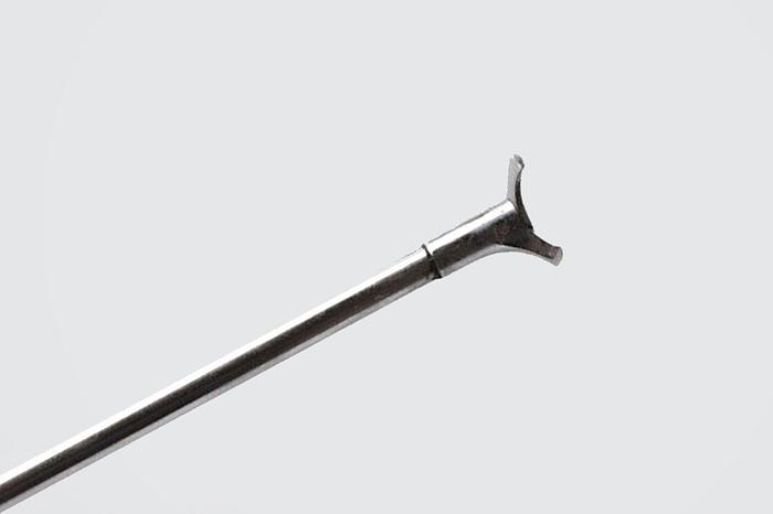 Used COMPLETE SET OF ARTHROSCOPY SCISSORS (ACUFLEX SMITH & NEPHEW), CIGAR HANDLE