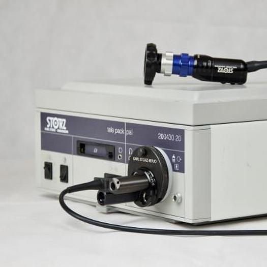 Used KARL STORZ PORTABLE AND COMPACT TELEPACK MODEL ENDOSCOPY UNIT