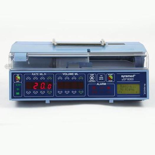 Used SYRAMED SP 6000 SYRINGE PUMP