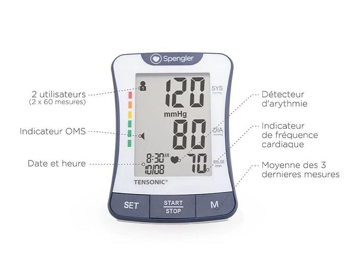 TENSIOMETRE ELECTRONIQUE SPENGLER TENSONIC BRAS