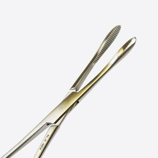 Used STRAIGHT PEAN FORCEPS 14CM