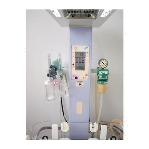 Used MS BIO NEONATAL REA TABLE MOD. NATISSE AIR/OXYGEN/VACUUM