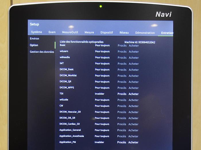 D'occasion ECHOGRAPHE WISONIC NAVI