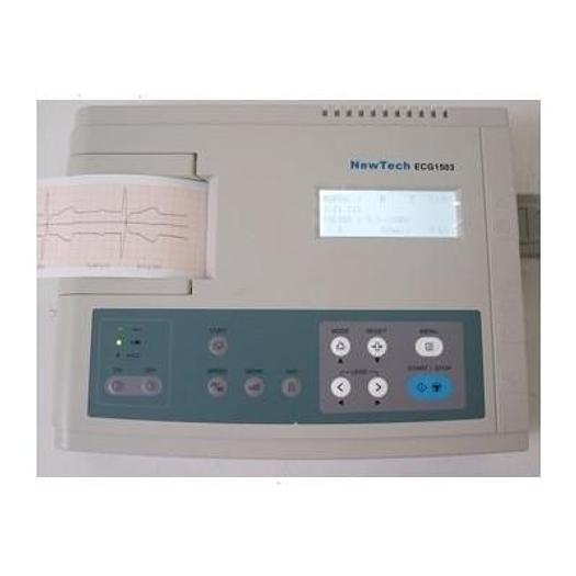 Used NEWTECH 1503 AV INTERPRETATION 3-CHANNEL ELECTROCARDIOGRAPH