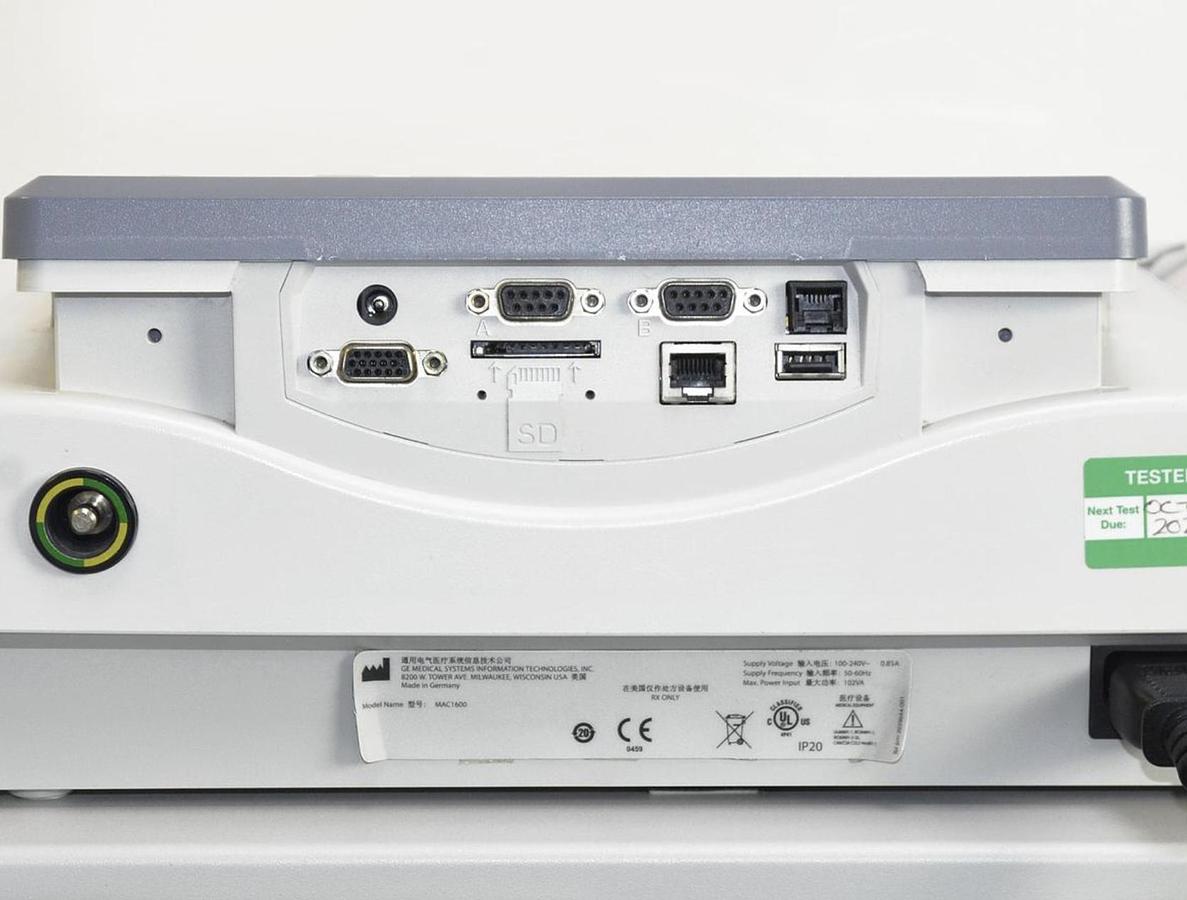 D'occasion ECG ELECTROCARDIOGRAMME GENERAL ELECTRIC MAC 1600