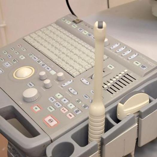 Used ALOKA SSD 4000 COLOR DOPPLER ULTRASOUND SCANNER WITH 2 PROBES