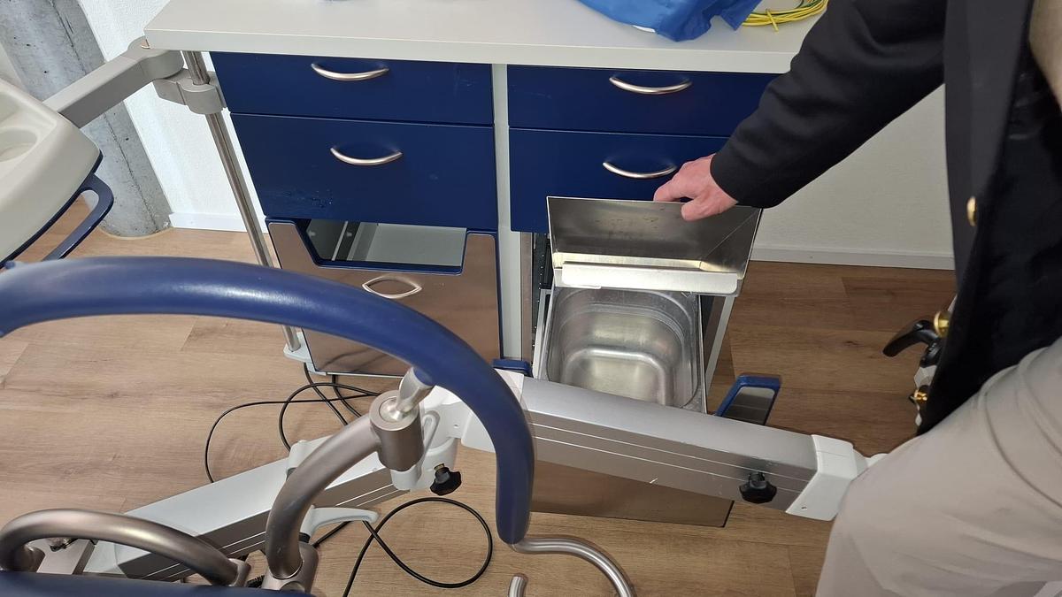 D'occasion ATMOS COMPLETE GYNECOLOGICAL SET CHAIR - DIGITAL COLPOSCOPE - FURNITURE - STOOL