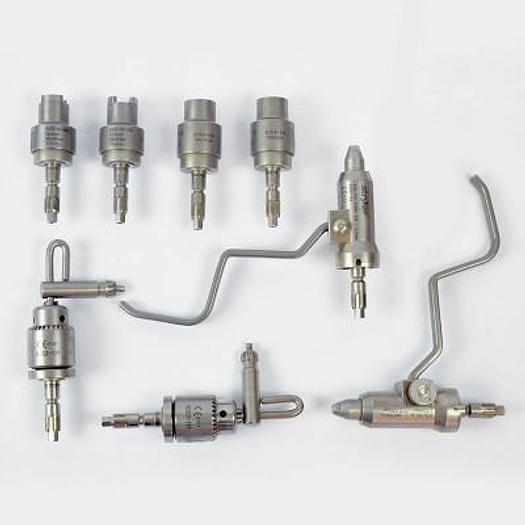 Used STRYKER SYSTEM 6 MOTOR WITH 3 HANDPIECES