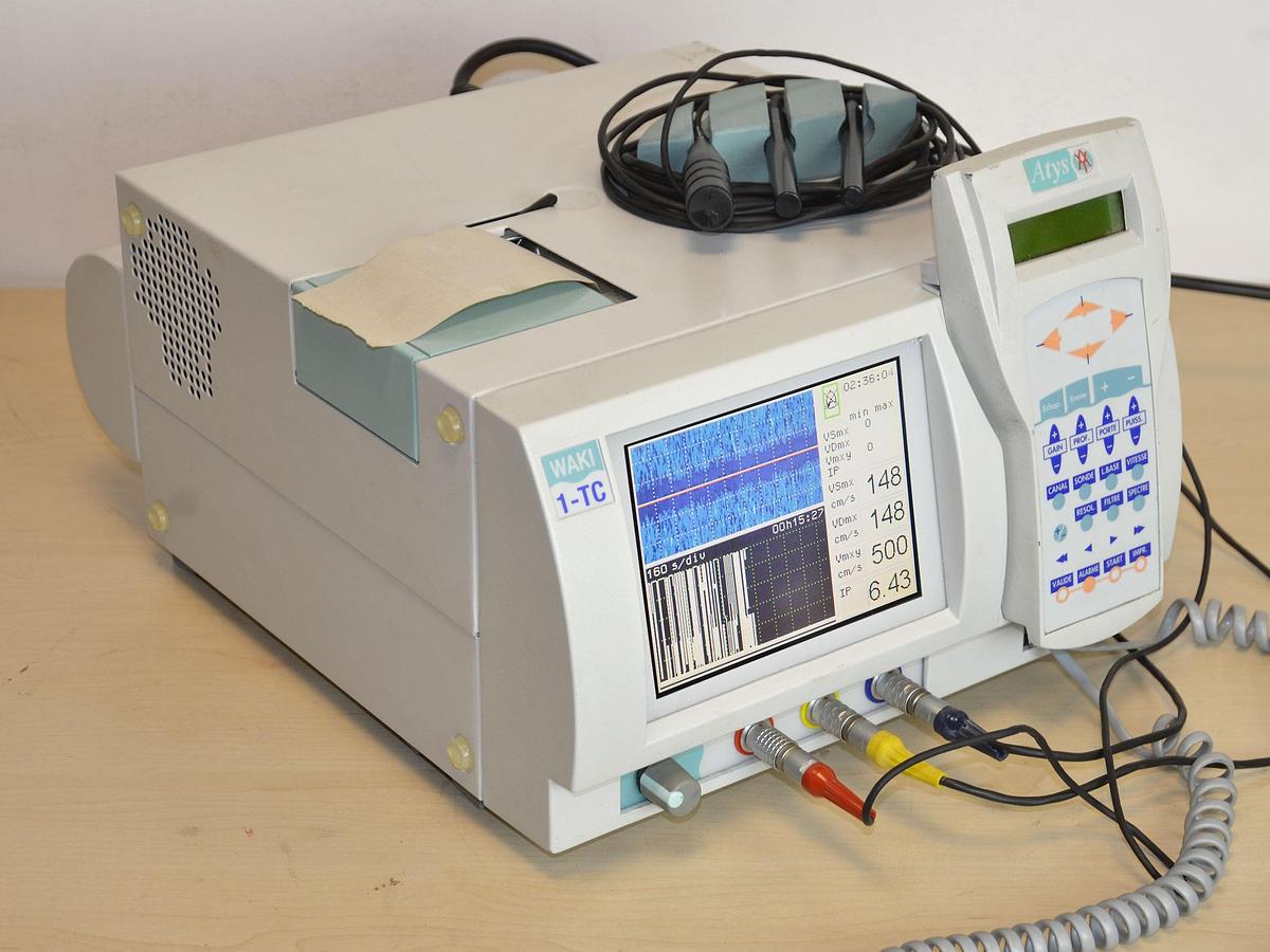 D'occasion ATYS MEDICAL WAKI 1 TC TRANSCRANIAL VASCULAR DOPPLER SYSTEM