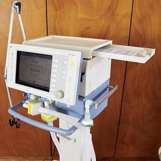Used DRAGER EVITA 4 INTENSIVE CARE VENTILATOR