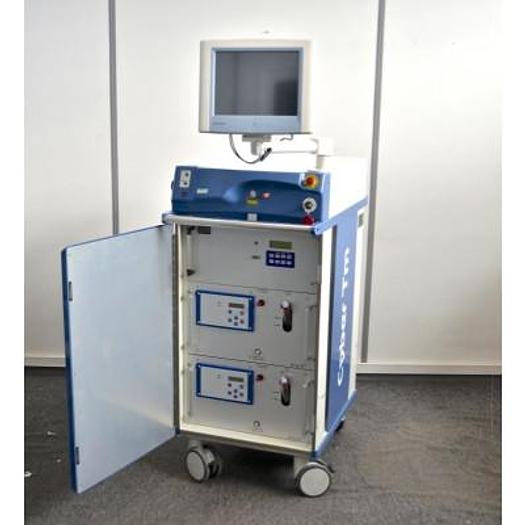 Used QUANTA SYSTEMS CYBER TM150 YAG LASER WITH YAG FIBERS, UROLOGY ORIENTED