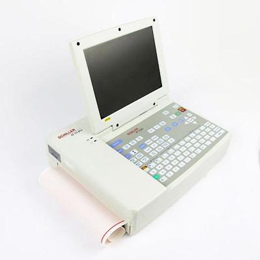 Used ECG SCHILLER AT-10 PLUS WITH LEADS