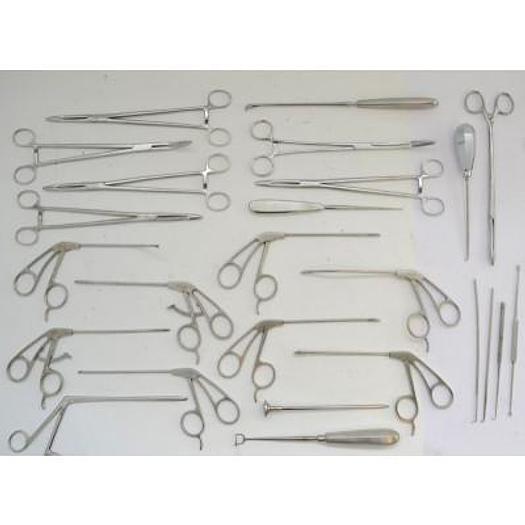 Used BOX WITH ACKERMAN ARTHROSCOPY INSTRUMENTS