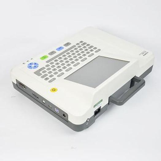 COMEN CM1200A FLAT PANEL ELECTROCARDIOGRAPH WITH MANUAL AND ACCESSORIES