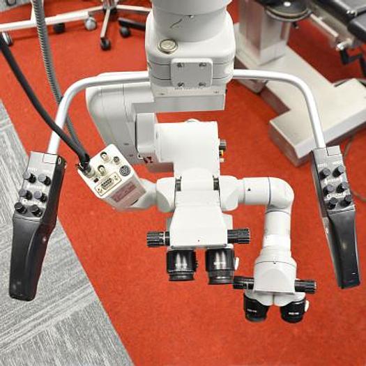 Used ZEISS NAG NC31 NEUROSURGERY MICROSCOPE WITH DOUBLE BINOCULARS