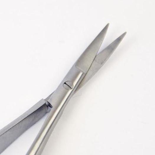 CASTROVIEJO SCISSORS HORNED MI-CRB.P/P 12CM