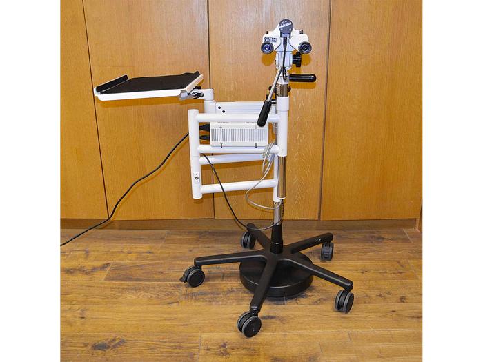 Used LEISEGANG BG/LED COLPOSCOPE ON STAND. UP TO 30 X MAGNIFICATION