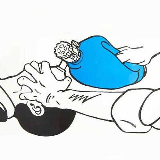 IM5 ADULT INSUFFLATOR WITH 2 RESERVOIR MASKS AND NECK STRAP