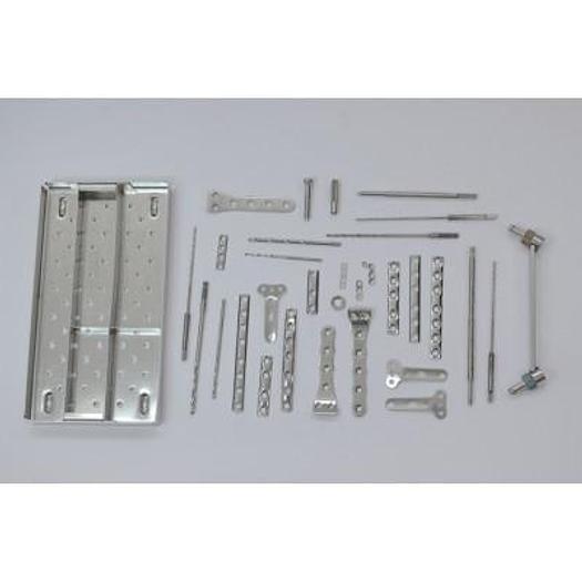 Used SET OF PLATES AND SCREWS (CORTICAL AND CANCELLOUS) WITH DEDICATED ANCILLARY EQUIPMENT