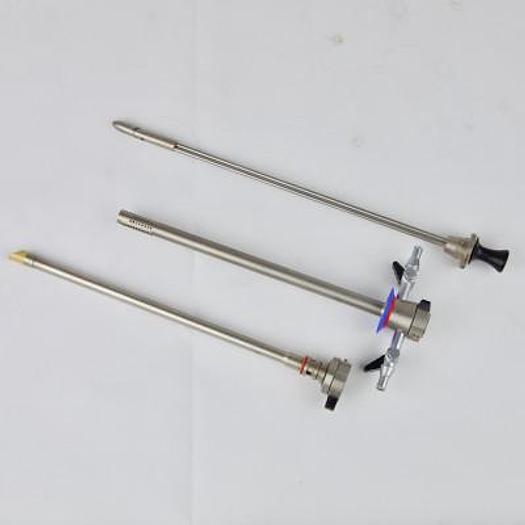 Used OLYMPUS UROLOGICAL SET INCLUDING RESECTOR, CYSTOSCOPE, BIOPSY FORCEPS AND 4MM OPTICS