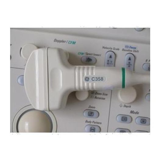 Used GE LOGIQ 500 PRO COLOR DOPPLER ULTRASOUND SCANNER WITH 4 PROBES