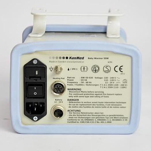 Used KANMED BW-50 BABY WARMER WITH HEATING MAT