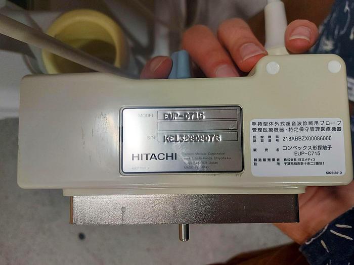 Used HITACHI HI VISION AVIUS ULTRASOUND with 2 probes
